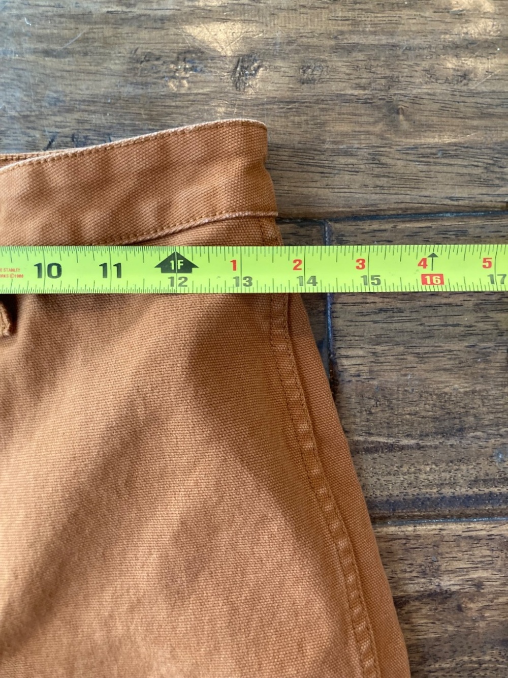 Madewell Emmett Slim Wide-Leg Crop Pants Size 26 Tawny Burnt Orange - Picture 6 of 8